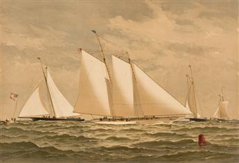 COZZENS, FREDERICK. American Yachts, a Series of Water-Color Sketches.